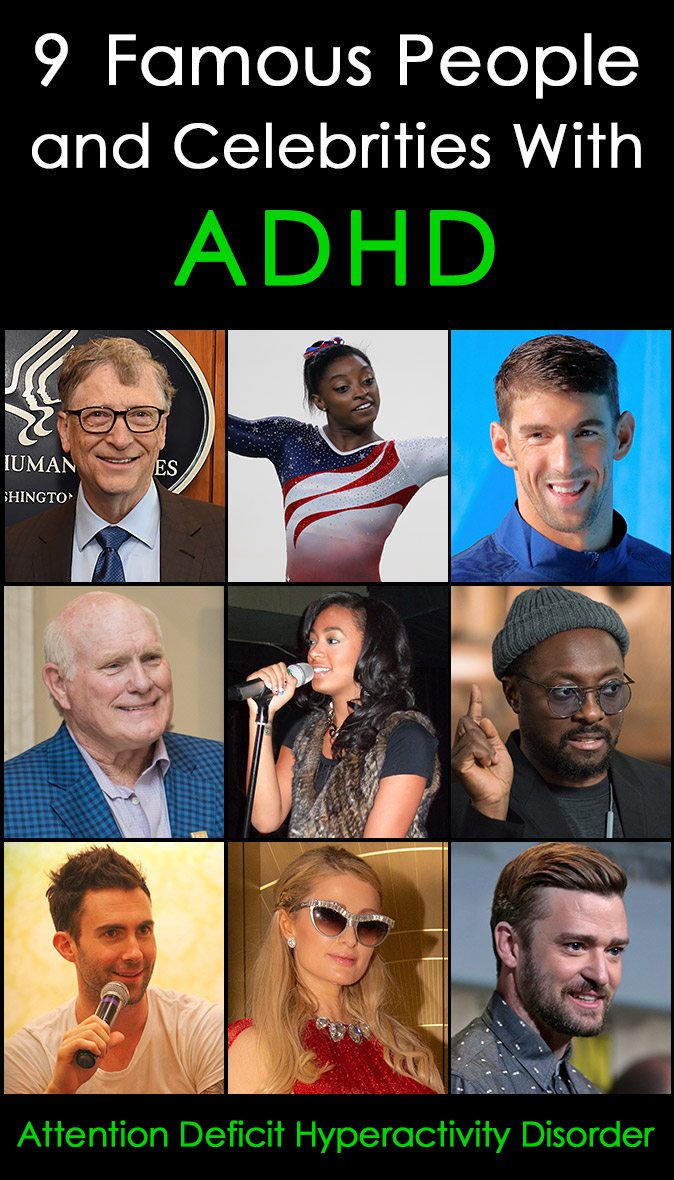 Celebs who have adhd